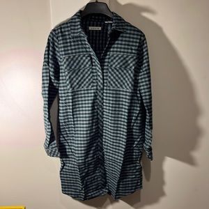 Orvis Lodge Flannel Shirt Dress (XS)